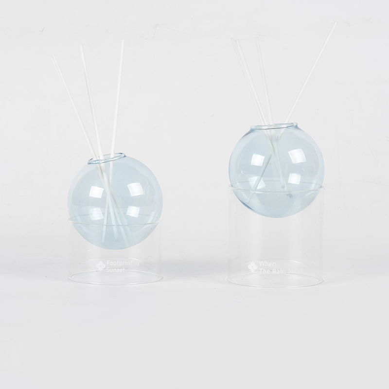 Baza od prozirnog stakla, difuzor tipa staklene kugle za aromaterapiju stiliziranja
